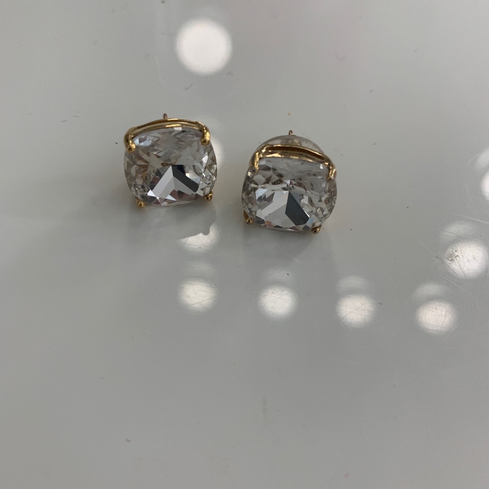J. Crew rhinestone earrings